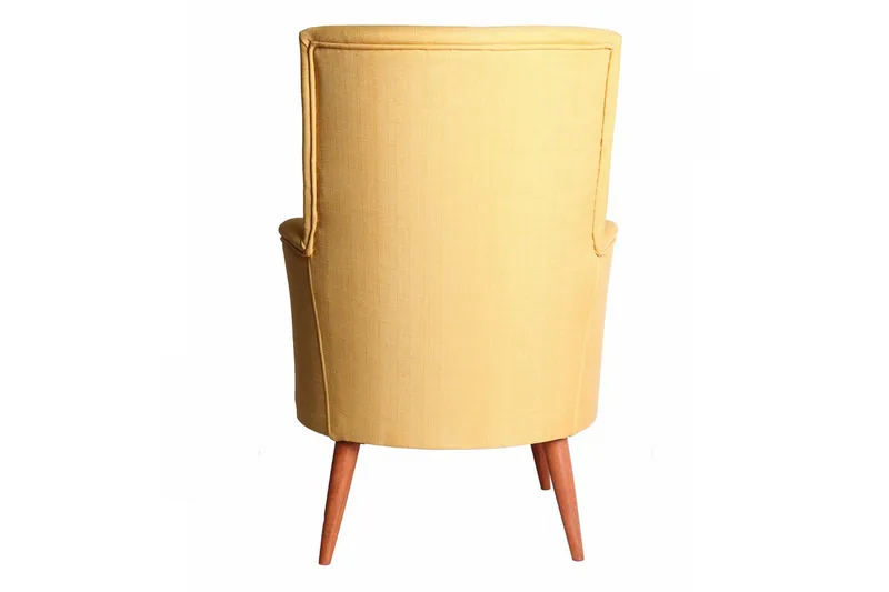 Brandn Lænestol med Armlæn - Gul - Møbler - Stole & lænestole - Lænestole