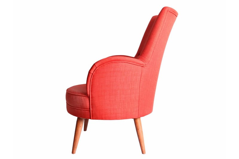 Brandn Lænestol med Armlæn - Rød - Møbler - Stole & lænestole - Lænestole