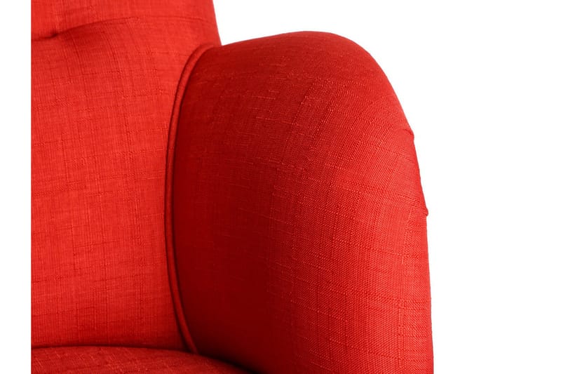 Brandn Lænestol med Armlæn - Rød - Møbler - Stole & lænestole - Lænestole