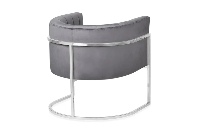Breitsprecher lænestol Velour - Grå - Møbler - Stole & lænestole - Lænestole