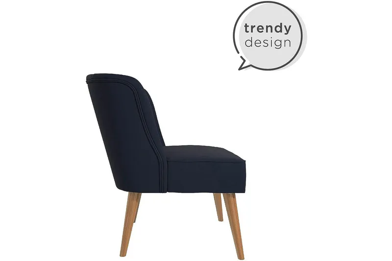 Brittany Lænestol Linnedblå - Novogratz - Møbler - Stole & lænestole - Lænestole - Lænestol uden armlæn