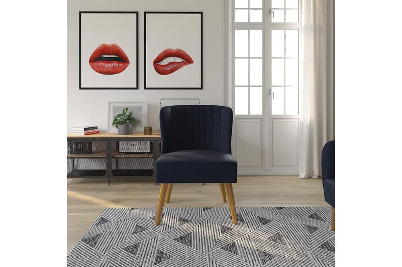 Brittany Lænestol Linnedblå - Novogratz - Møbler - Stole & lænestole - Lænestole - Lænestol uden armlæn