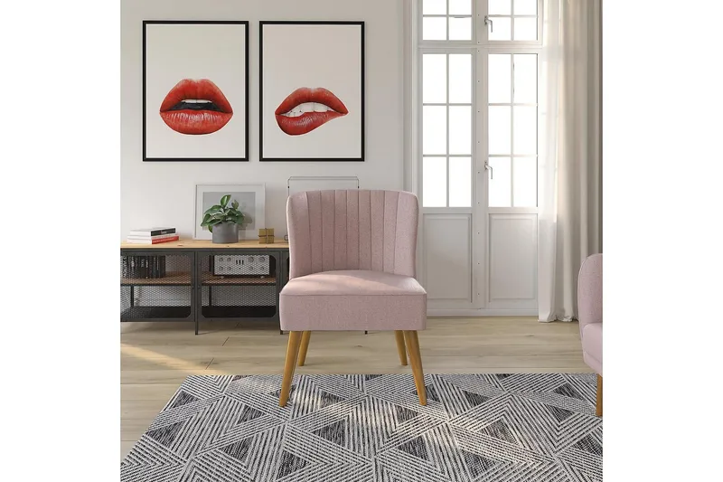 Brittany Lænestol Linnedlyserød - Novogratz - Møbler - Stole & lænestole - Lænestole - Lænestol uden armlæn