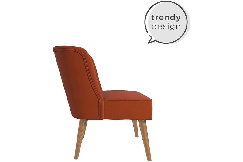 Brittany Lænestol Linnedorange - Novogratz - Møbler - Stole & lænestole - Lænestole - Lænestol uden armlæn