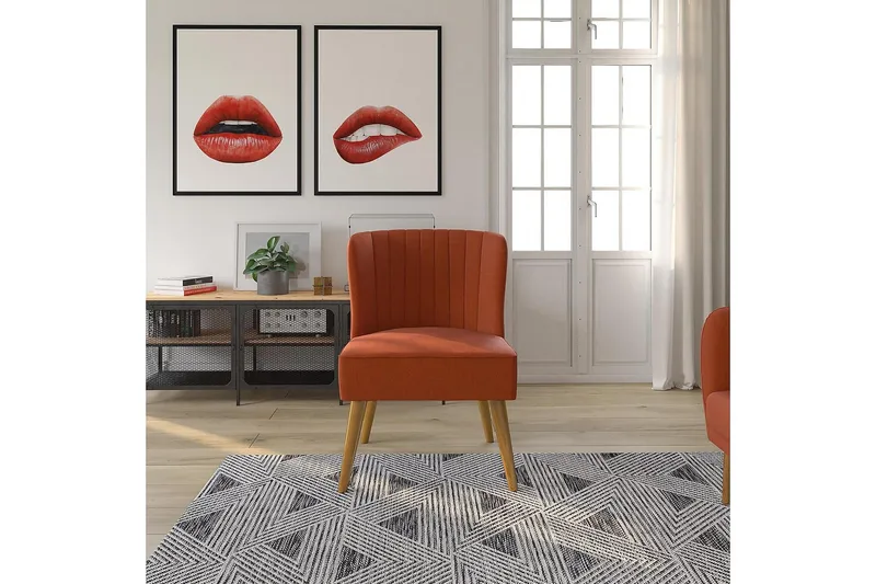 Brittany Lænestol Linnedorange - Novogratz - Møbler - Stole & lænestole - Lænestole - Lænestol uden armlæn