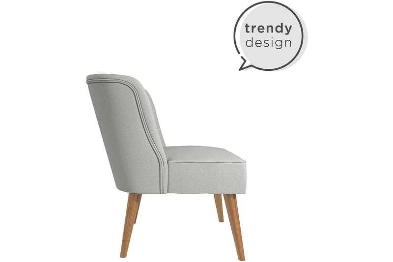 Brittany Lænestol Lys linnedgrå - Novogratz - Møbler - Stole & lænestole - Lænestole - Lænestol uden armlæn