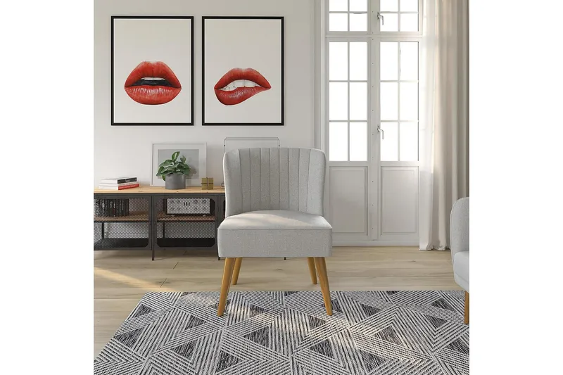 Brittany Lænestol Lys linnedgrå - Novogratz - Møbler - Stole & lænestole - Lænestole - Lænestol uden armlæn