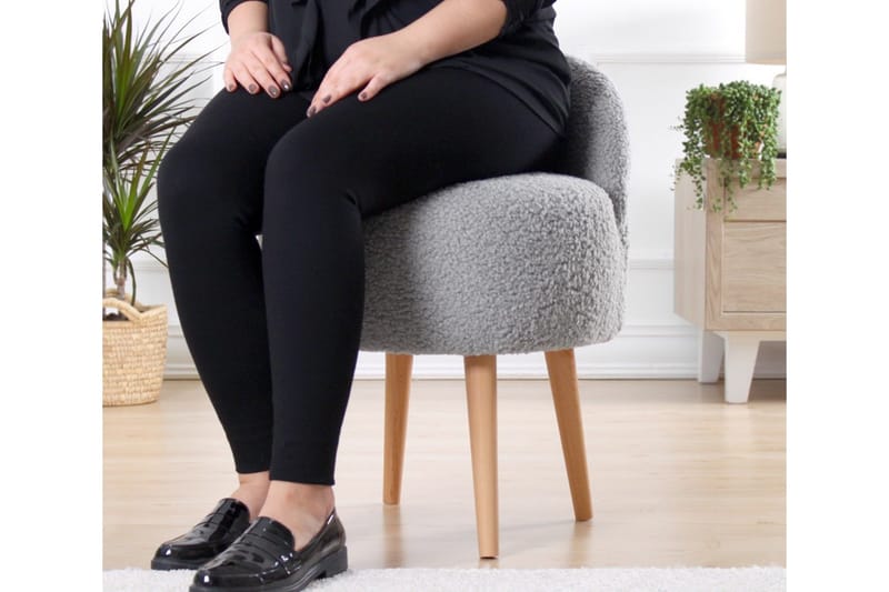 Brookings Lænestol 48 cm - Grå - Møbler - Stole & lænestole - Lænestole - Lænestol uden armlæn