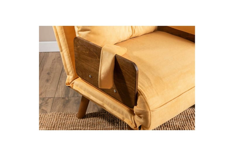 Canelo Sovelænestol - Sennepsgul Gul - Møbler - Sofaer - Sovesofaer