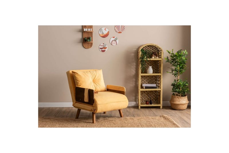 Canelo Sovelænestol - Sennepsgul Gul - Møbler - Sofaer - Sovesofaer