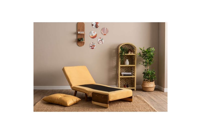 Canelo Sovelænestol - Sennepsgul Gul - Møbler - Sofaer - Sovesofaer