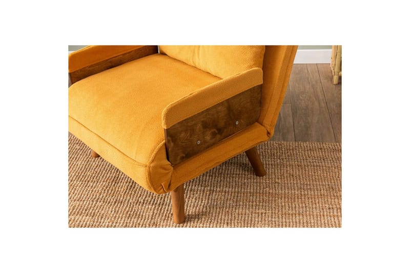 Canelo Sovelænestol - Sennepsgul Gul - Møbler - Sofaer - Sovesofaer