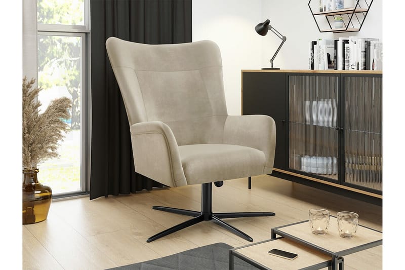 Carney Fåtölj beige - Møbler - Stole & lænestole - Lænestole