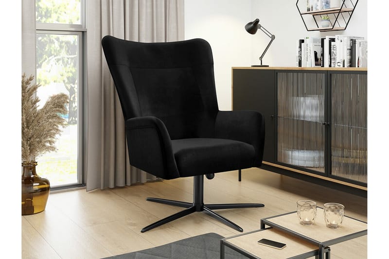 Carney Fåtölj Black - Møbler - Stole & lænestole - Lænestole
