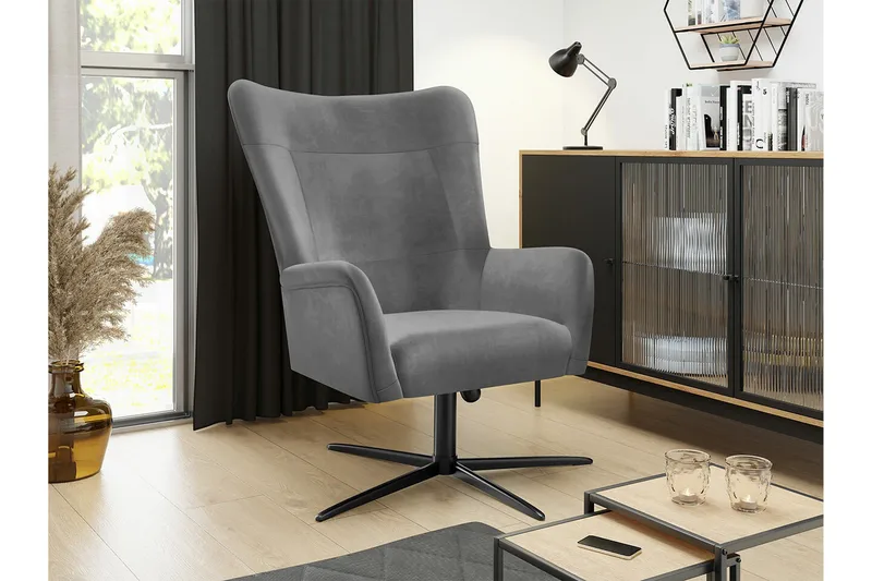 Carney Fåtölj Grey - Møbler - Stole & lænestole - Lænestole