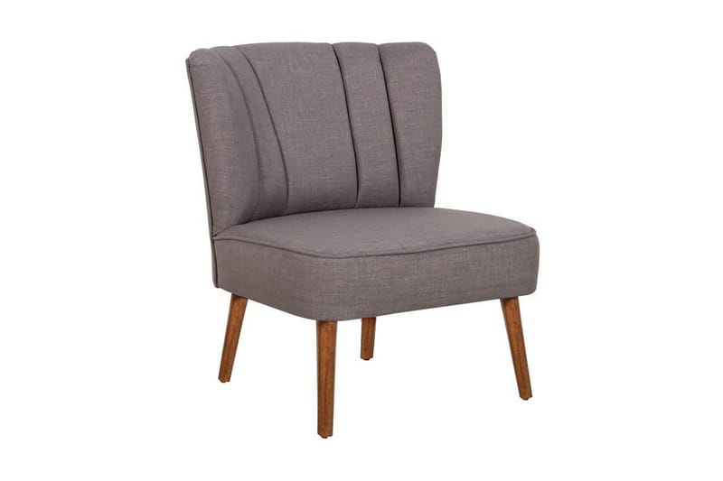 Caulk Lænestol med Armlæn, Grå