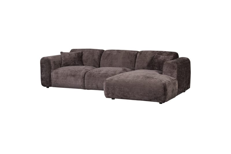 Chaiselong Cloud - Varm Brun, Højre - Møbler - Sofaer - Sofa med chaiselong