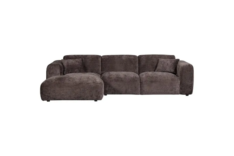 Chaiselong Cloud - Varm Brun, Venstre - Møbler - Sofaer - Sofa med chaiselong