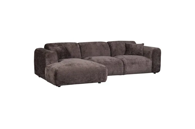 Chaiselong Cloud - Varm Brun, Venstre - Møbler - Sofaer - Sofa med chaiselong