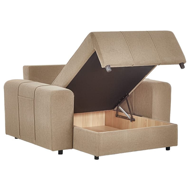 Chaiselong Innvik - Brun - Møbler - Sofaer - Modulsofaer - Andre moduler til modulsofa