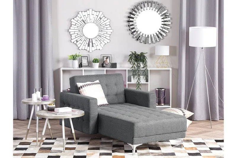 Aberdeen chaiselong - Grå - Møbler - Stole & lænestole - Lænestole - Chaiselong lænestol & Divan lænesto