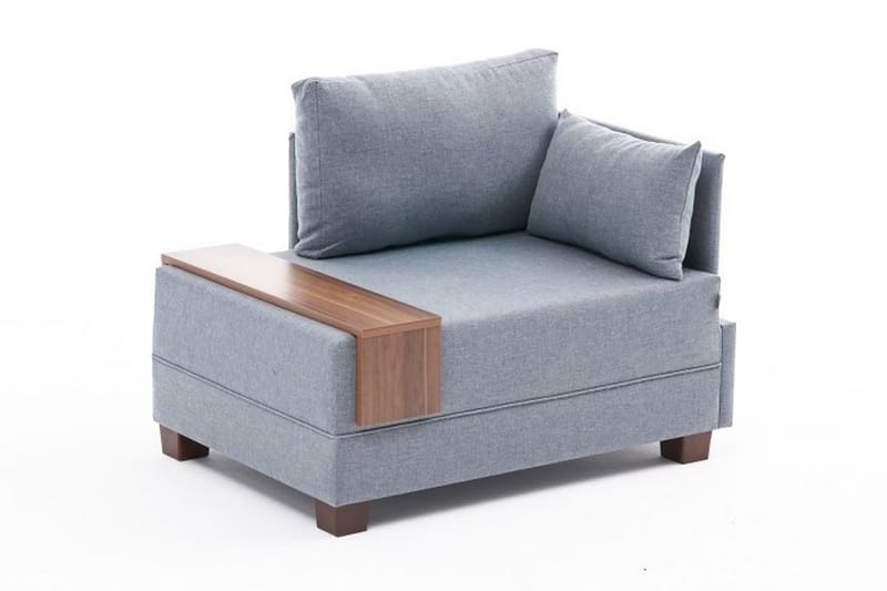 Algeria Chaiselonglænestol - Blå - Møbler - Stole & lænestole - Lænestole - Chaiselong lænestol & Divan lænesto