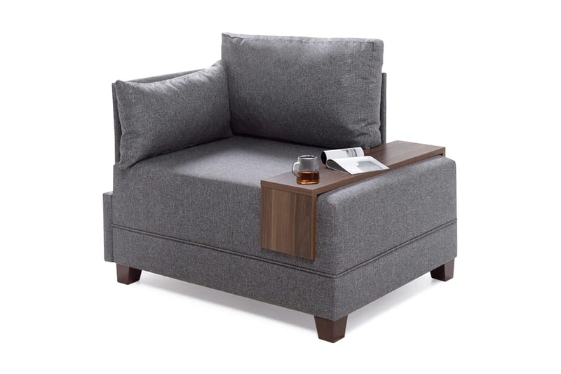 Algeria Chaiselonglænestol - Grå - Møbler - Stole & lænestole - Lænestole - Chaiselong lænestol & Divan lænesto