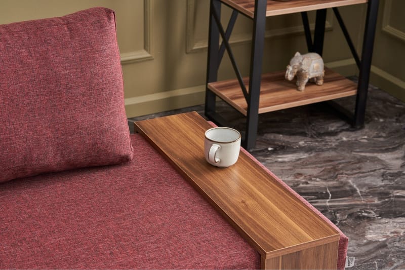 Algeria Chaiselonglænestol - Rød - Møbler - Stole & lænestole - Lænestole - Chaiselong lænestol & Divan lænesto