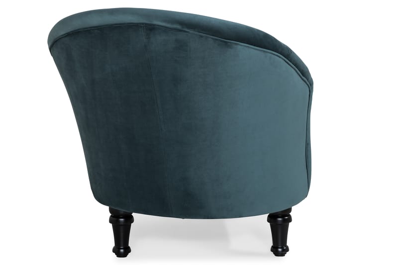 Dahlia Classic Chaiselong - Blågrøn Velour - Møbler - Stole & lænestole - Lænestole - Chaiselong lænestol & Divan lænesto