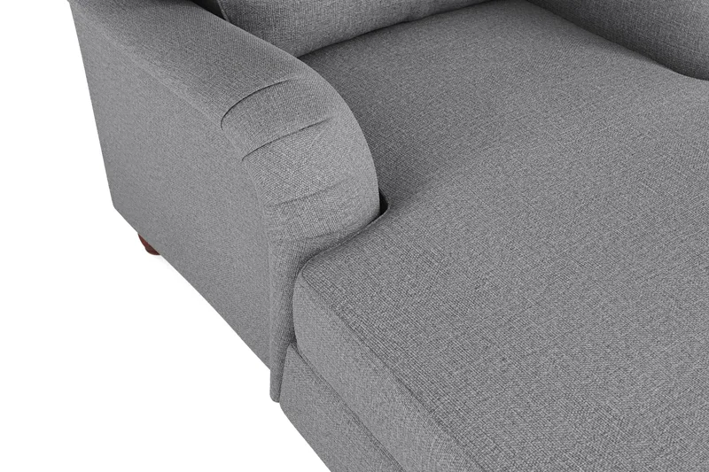 Howard Lyx Lænestol med Chaiselong - Grå - Møbler - Stole & lænestole - Lænestole - Chaiselong lænestol & Divan lænesto