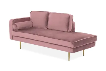 Llanfach chaiselong Venstre velour