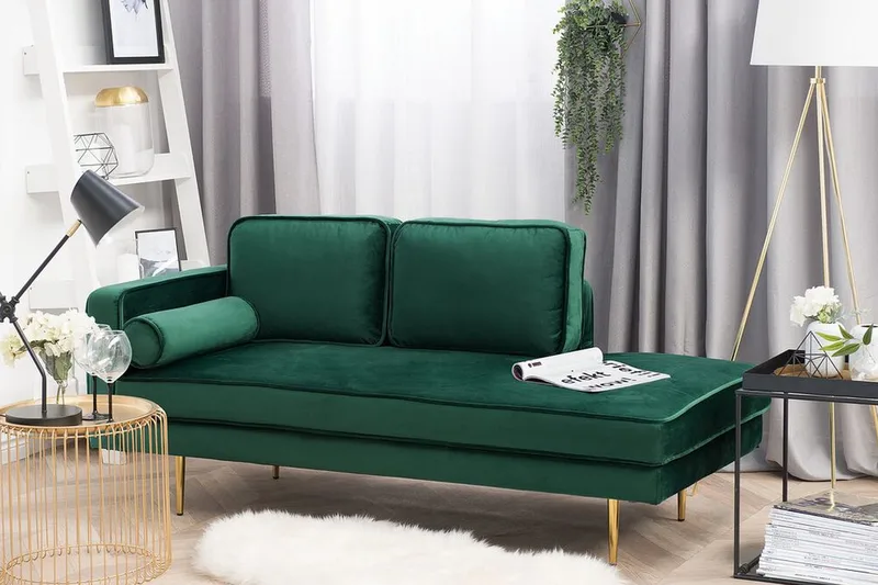 Mirama's chaiselong - Grøn - Møbler - Stole & lænestole - Lænestole - Chaiselong lænestol & Divan lænesto