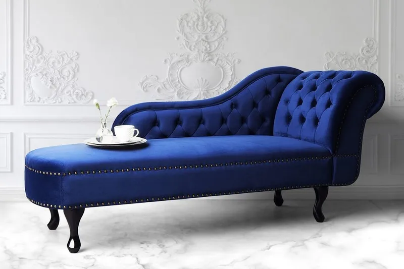 Nimes chaiselong - Blå - Møbler - Stole & lænestole - Lænestole - Chaiselong lænestol & Divan lænesto