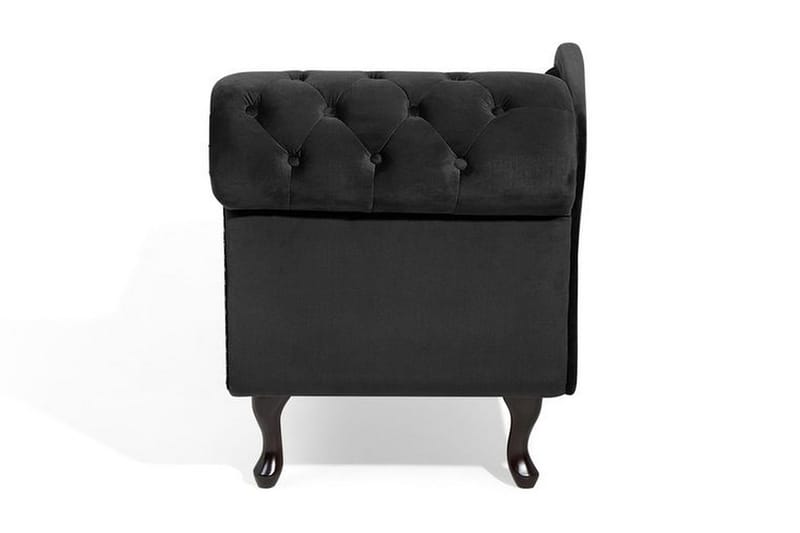 Nimes chaiselong - Sort - Møbler - Stole & lænestole - Lænestole - Chaiselong lænestol & Divan lænesto