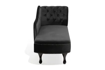 Nimes chaiselong - Sort - Møbler - Stole & lænestole - Lænestole - Chaiselong lænestol & Divan lænesto
