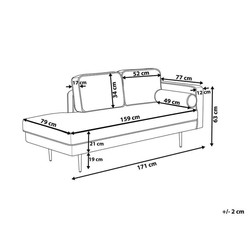 Chaiselong Miramas - Højrevendt - Møbler - Stole & lænestole - Lænestole - Chaiselong lænestol & Divan lænesto