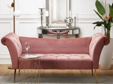 Chaiselong Nantilly - Rosa - Møbler - Stole & lænestole - Lænestole - Chaiselong lænestol & Divan lænesto