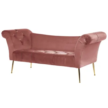 Chaiselong Nantilly - Rosa - Møbler - Stole & lænestole - Lænestole - Chaiselong lænestol & Divan lænesto