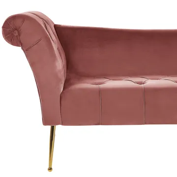 Chaiselong Nantilly - Rosa - Møbler - Stole & lænestole - Lænestole - Chaiselong lænestol & Divan lænesto