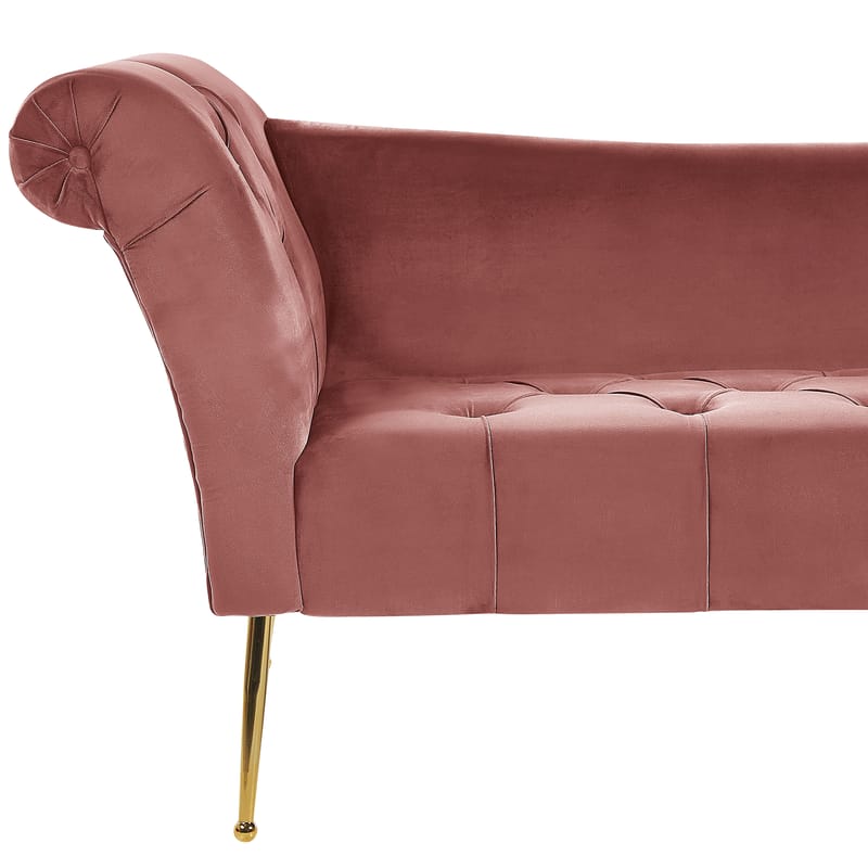 Chaiselong Nantilly - Rosa - Møbler - Stole & lænestole - Lænestole - Chaiselong lænestol & Divan lænesto