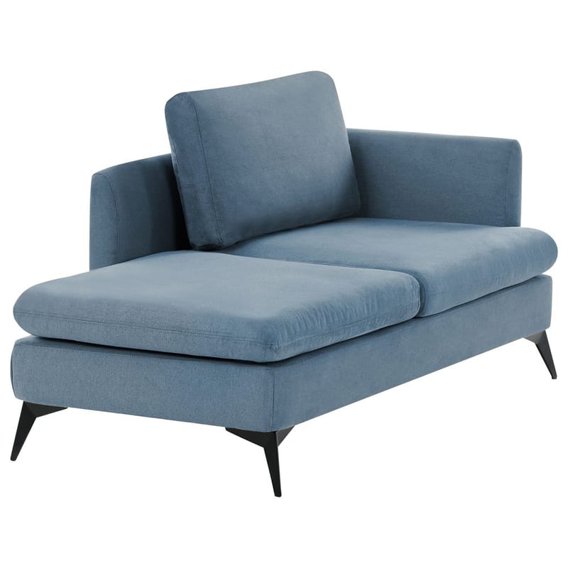 Chaiselong Sievoz - Blå, Sort/Højrevendt - Møbler - Stole & lænestole - Lænestole - Chaiselong lænestol & Divan lænesto