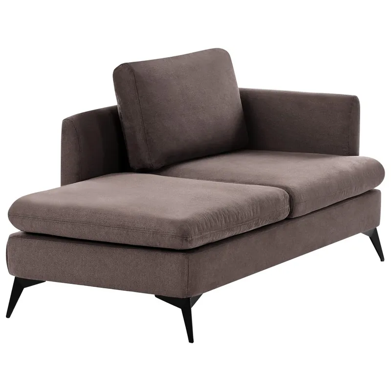 Chaiselong Sievoz - Brun, Sort/Vendt mod højre - Møbler - Stole & lænestole - Lænestole - Chaiselong lænestol & Divan lænesto