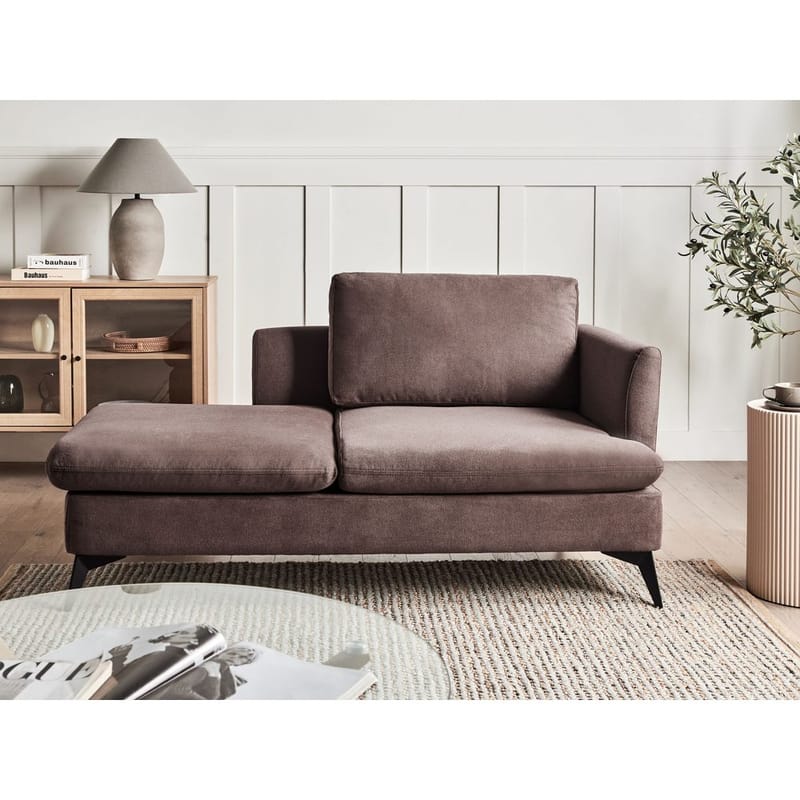 Chaiselong Sievoz - Brun, Sort/Vendt mod højre - Møbler - Stole & lænestole - Lænestole - Chaiselong lænestol & Divan lænesto