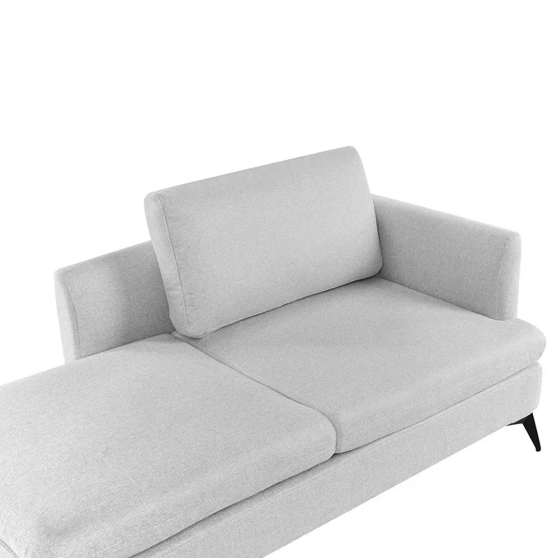 Chaiselong Sievoz - Grå, Sort/Højrevendt - Møbler - Stole & lænestole - Lænestole - Chaiselong lænestol & Divan lænesto