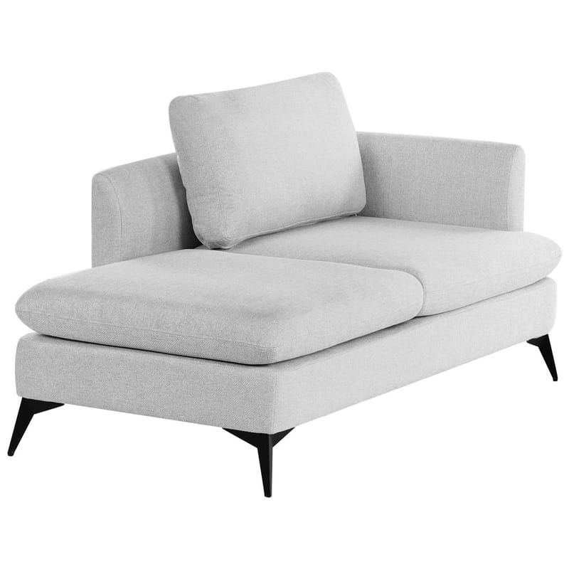 Chaiselong Sievoz - Grå, Sort/Højrevendt - Møbler - Stole & lænestole - Lænestole - Chaiselong lænestol & Divan lænesto