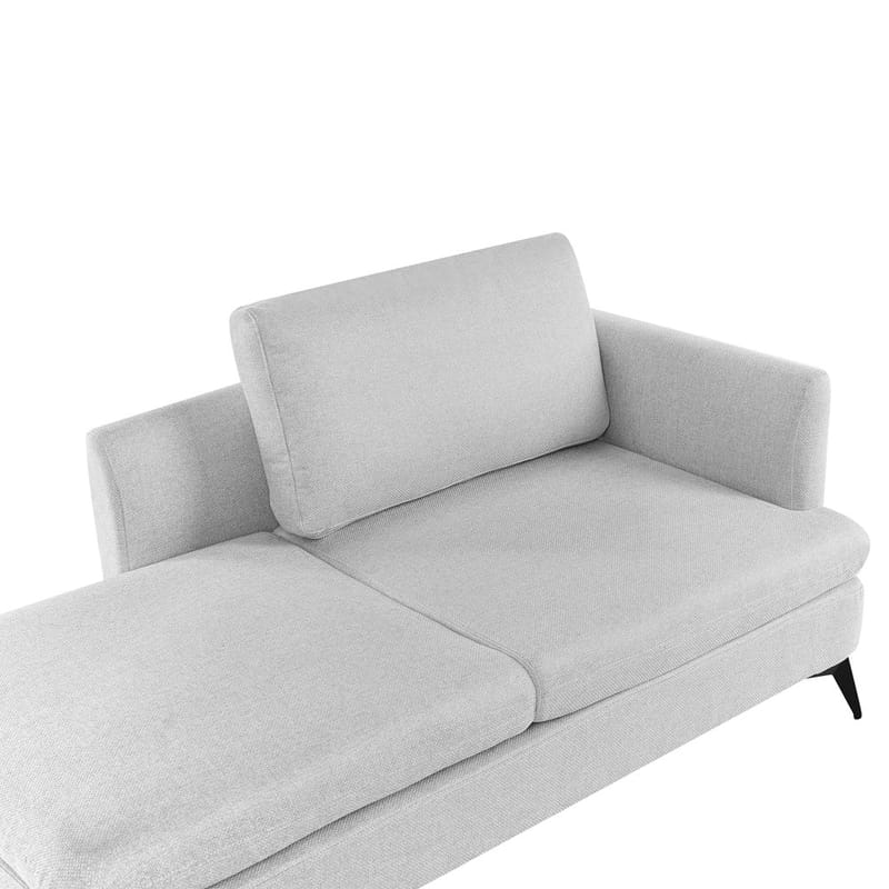 Chaiselong Sievoz - Grå, Sort/Højrevendt - Møbler - Stole & lænestole - Lænestole - Chaiselong lænestol & Divan lænesto