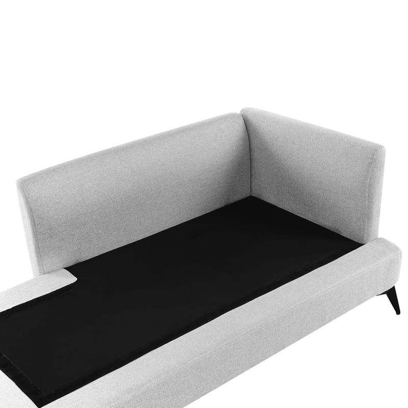 Chaiselong Sievoz - Grå, Sort/Højrevendt - Møbler - Stole & lænestole - Lænestole - Chaiselong lænestol & Divan lænesto