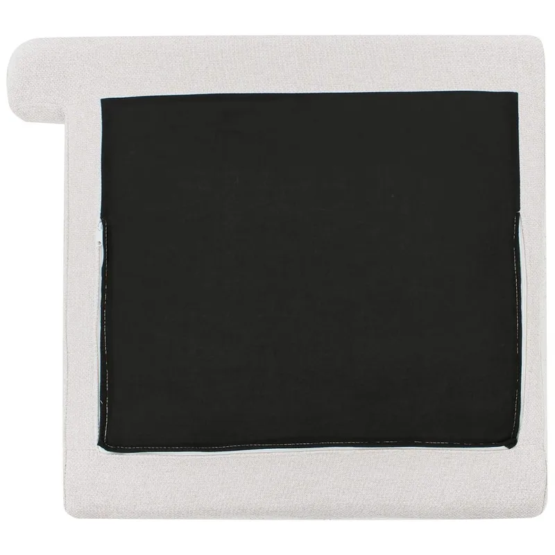 Chaiselong Sievoz - Lys beige, sort/Venstrevendt - Møbler - Stole & lænestole - Lænestole - Chaiselong lænestol & Divan lænesto