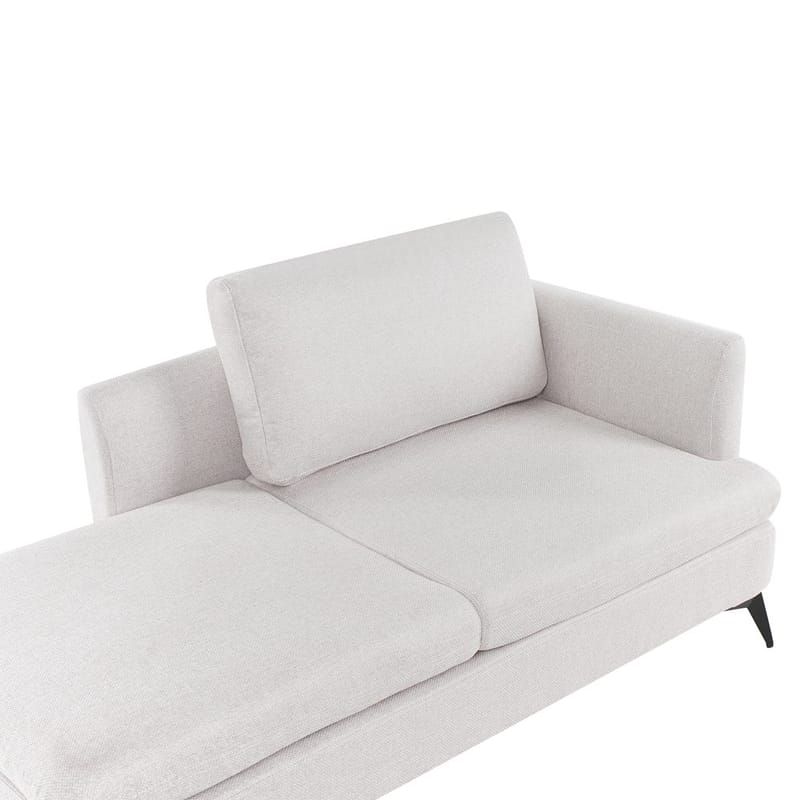 Chaiselong Sievoz - Lysebeige, sort/Højrevendt - Møbler - Stole & lænestole - Lænestole - Chaiselong lænestol & Divan lænesto