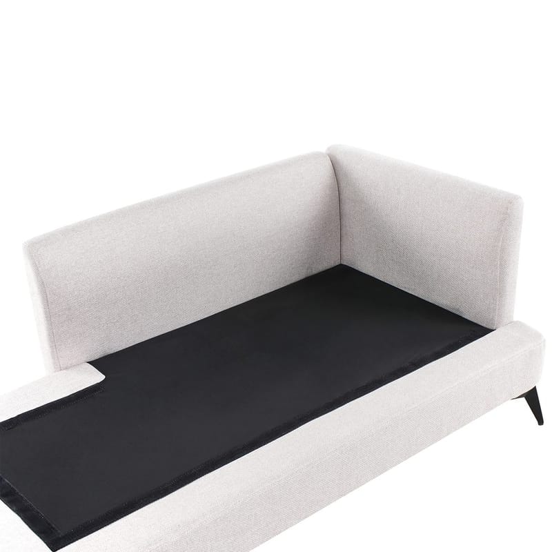 Chaiselong Sievoz - Lysebeige, sort/Højrevendt - Møbler - Stole & lænestole - Lænestole - Chaiselong lænestol & Divan lænesto